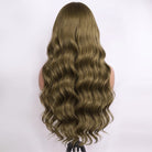 Body Wave Human Hair Wig with Bangs 100% Human Hair Wig – Bangs Style Medium Chestnut Brown LINKTOWIG
