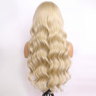 Body Wave Human Hair Wig with Bangs 100% Human Hair Wig – Bangs Style Platinum Blonde LINKTOWIG