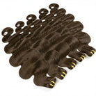 Body Wave Luxury Natural Hair Weft – 100% Virgin Human Hair / Wig aramel Balayage Highlights LINKTOWIG