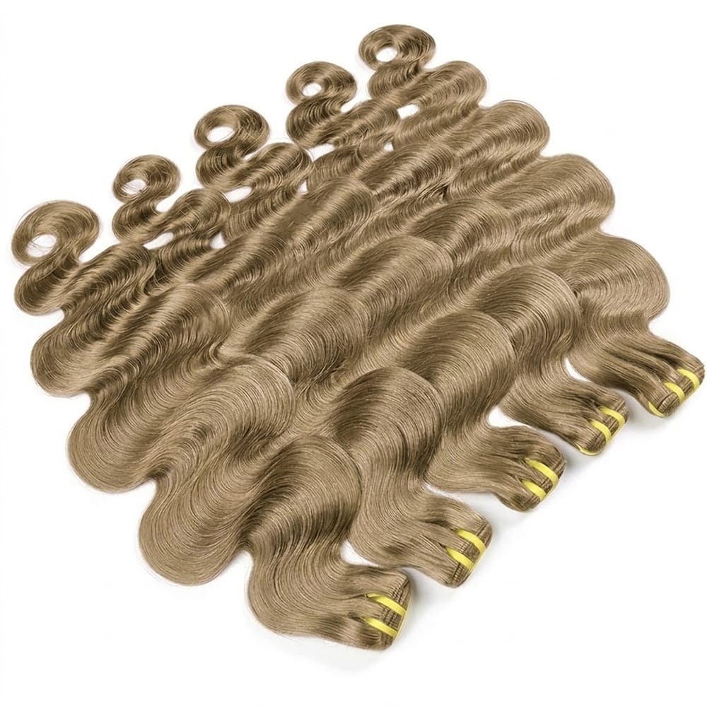 Body Wave Luxury Natural Hair Weft – 100% Virgin Human Hair / Wig Ash Brown LINKTOWIG