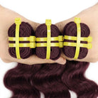 Body Wave Luxury Natural Hair Weft – 100% Virgin Human Hair / Wig Burgundy LINKTOWIG