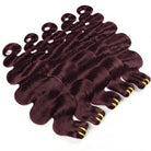 Body Wave Luxury Natural Hair Weft – 100% Virgin Human Hair / Wig Burgundy LINKTOWIG
