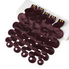 Body Wave Luxury Natural Hair Weft – 100% Virgin Human Hair / Wig Burgundy LINKTOWIG