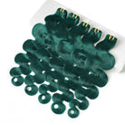 Body Wave Luxury Natural Hair Weft – 100% Virgin Human Hair / Wig Dark Emerald Green LINKTOWIG
