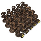 Body Wave Luxury Natural Hair Weft – 100% Virgin Human Hair / Wig Espresso Brown LINKTOWIG