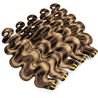 Body Wave Luxury Natural Hair Weft – 100% Virgin Human Hair / Wig Honey Blonde Highlights LINKTOWIG