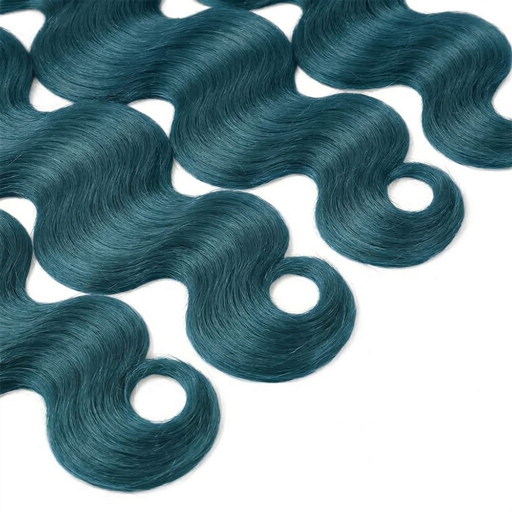 Body Wave Luxury Natural Hair Weft – 100% Virgin Human Hair / Wig Midnight Blue LINKTOWIG