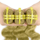 Body Wave Luxury Natural Hair Weft – 100% Virgin Human Hair / Wig Olive Green Blonde LINKTOWIG