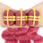 Body Wave Luxury Natural Hair Weft – 100% Virgin Human Hair / Wig pink LINKTOWIG