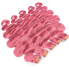 Body Wave Luxury Natural Hair Weft – 100% Virgin Human Hair / Wig pink LINKTOWIG