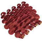 Body Wave Luxury Natural Hair Weft – 100% Virgin Human Hair / Wig Ruby Red LINKTOWIG