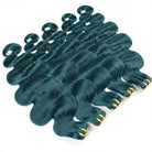 Body Wave Luxury Natural Hair Weft – 100% Virgin Human Hair / Wig Teal Green LINKTOWIG