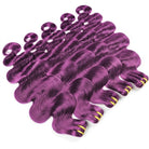 Body Wave Luxury Natural Hair Weft – 100% Virgin Human Hair / Wig Violet Purple LINKTOWIG