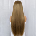 Bone Straight HD Lace Super Natural Lace Frontal Human Hair Wigs Ash Brown LINKTOWIG