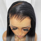Bone Straight HD Lace Super Natural Lace Frontal Human Hair Wigs Dark Roots LINKTOWIG