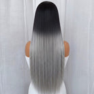 Bone Straight HD Lace Super Natural Lace Frontal Human Hair Wigs Dark Roots LINKTOWIG