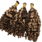Burmese Curly 100% Raw Virgin  Human Hair Bundles - (No Weft) Bulk Hair  3 Bundles / Chocolate Brown LINKTOWIG