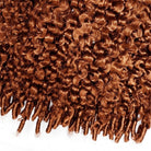Burmese Curly 100% Raw Virgin  Human Hair Bundles - (No Weft) Bulk Hair  3 Bundles / Copper Orange LINKTOWIG