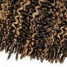 Burmese Curly 100% Raw Virgin  Human Hair Bundles - (No Weft) Bulk Hair  3 Bundles / Honey Blonde Highlights LINKTOWIG
