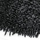 Burmese Curly Hair Bundles / Feather Hair Extensions — 100% Virgin Human Hair / Black LINKTOWIG