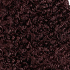 Burmese Curly Hair Bundles / Feather Hair Extensions — 100% Virgin Human Hair / Burgundy LINKTOWIG