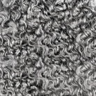 Burmese Curly Hair Bundles / Feather Hair Extensions — 100% Virgin Human Hair / Charcoal Grey LINKTOWIG