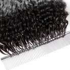 Burmese Curly Hair Bundles / Feather Hair Extensions — 100% Virgin Human Hair / Dark Roots LINKTOWIG