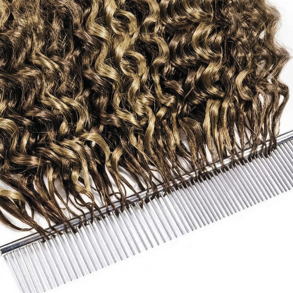 Burmese Curly Hair Bundles / Feather Hair Extensions — 100% Virgin Human Hair / Honey Brown LINKTOWIG