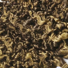 Burmese Curly Hair Bundles / Feather Hair Extensions — 100% Virgin Human Hair / Honey Brown LINKTOWIG