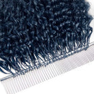 Burmese Curly Hair Bundles / Feather Hair Extensions — 100% Virgin Human Hair / Midnight Blue LINKTOWIG