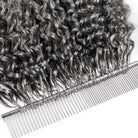Burmese Curly Hair Bundles / Feather Hair Extensions — 100% Virgin Human Hair / Silver Grey LINKTOWIG