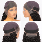 Burmese Curly HD Lace Super Natural Lace Frontal Human Hair Wigs Black LINKTOWIG