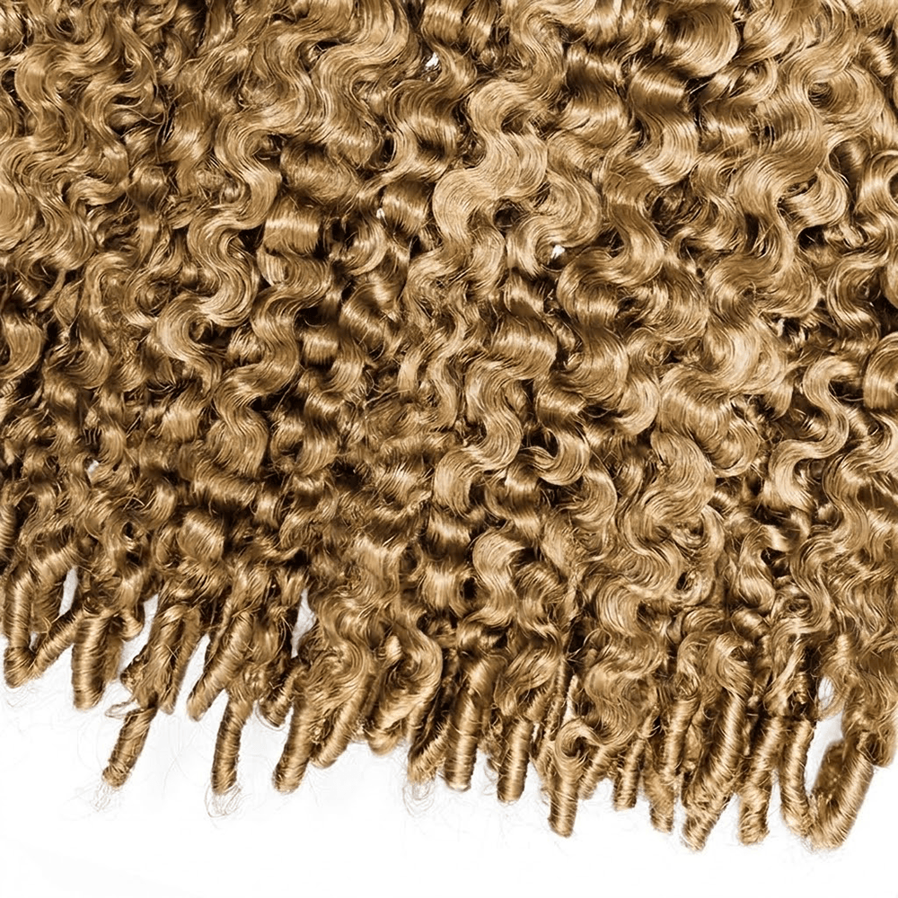 Burmese Curly HD Lace Super Natural Lace Frontal Human Hair Wigs Dirty Blonde LINKTOWIG