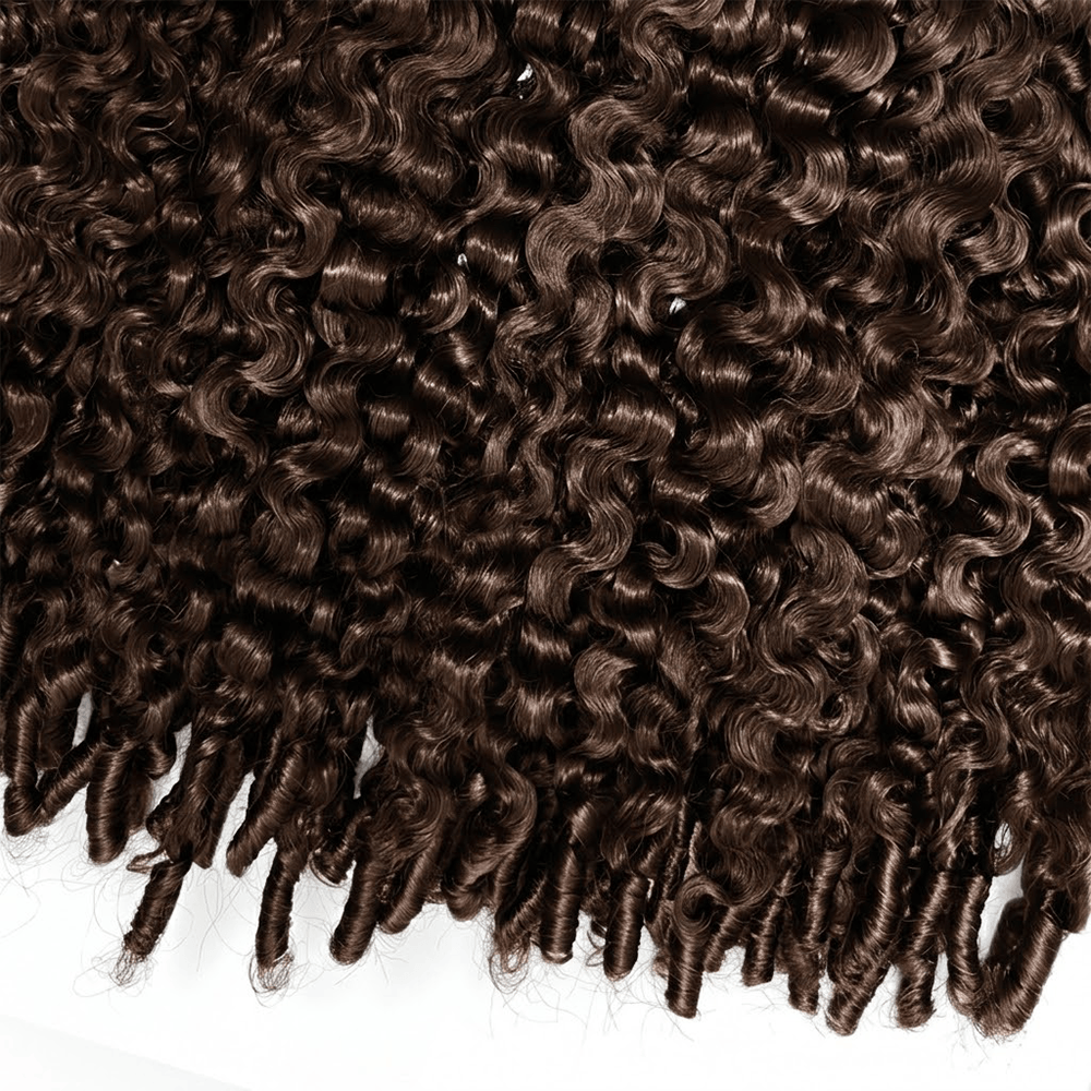 Burmese Curly HD Lace Super Natural Lace Frontal Human Hair Wigs Espresso Brown LINKTOWIG