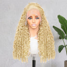 Burmese Curly HD Lace Super Natural Lace Frontal Human Hair Wigs Platinum Blonde LINKTOWIG