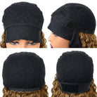 Burmese Curly Headband Human Hair Wig (Glueless, Ready-to-Wear) Natural Ash Brown LINKTOWIG