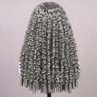 Burmese Curly Headband Human Hair Wig (Glueless, Ready-to-Wear) Natural Charcoal Grey LINKTOWIG