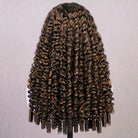 Burmese Curly Headband Human Hair Wig (Glueless, Ready-to-Wear) Natural Chocolate Brown LINKTOWIG