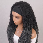 Burmese Curly Headband Human Hair Wig (Glueless, Ready-to-Wear) Natural Dark Roots LINKTOWIG