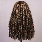 Burmese Curly Headband Human Hair Wig (Glueless, Ready-to-Wear) Natural Honey Blonde Highlights LINKTOWIG