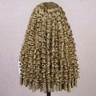 Burmese Curly Headband Human Hair Wig (Glueless, Ready-to-Wear) Natural Medium Chestnut Brown LINKTOWIG