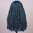 Burmese Curly Headband Human Hair Wig (Glueless, Ready-to-Wear) Natural Midnight Blue LINKTOWIG