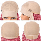 Burmese Curly Headband Human Hair Wig (Glueless, Ready-to-Wear) Natural pink LINKTOWIG