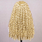 Burmese Curly Headband Human Hair Wig (Glueless, Ready-to-Wear) Natural Platinum Blonde LINKTOWIG