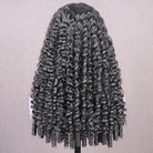 Burmese Curly Headband Human Hair Wig (Glueless, Ready-to-Wear) Natural Silver Grey LINKTOWIG