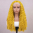 Burmese Curly Headband Human Hair Wig (Glueless, Ready-to-Wear) Natural Yellow LINKTOWIG