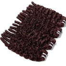 Burmese Curly Luxury Natural Hair Weft – 100% Virgin Human Hair / Wig Burgundy LINKTOWIG