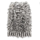 Burmese Curly Luxury Natural Hair Weft – 100% Virgin Human Hair / Wig Charcoal Grey LINKTOWIG