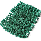 Burmese Curly Luxury Natural Hair Weft – 100% Virgin Human Hair / Wig Dark Emerald Green LINKTOWIG