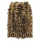 Burmese Curly Luxury Natural Hair Weft – 100% Virgin Human Hair / Wig Honey Brown LINKTOWIG